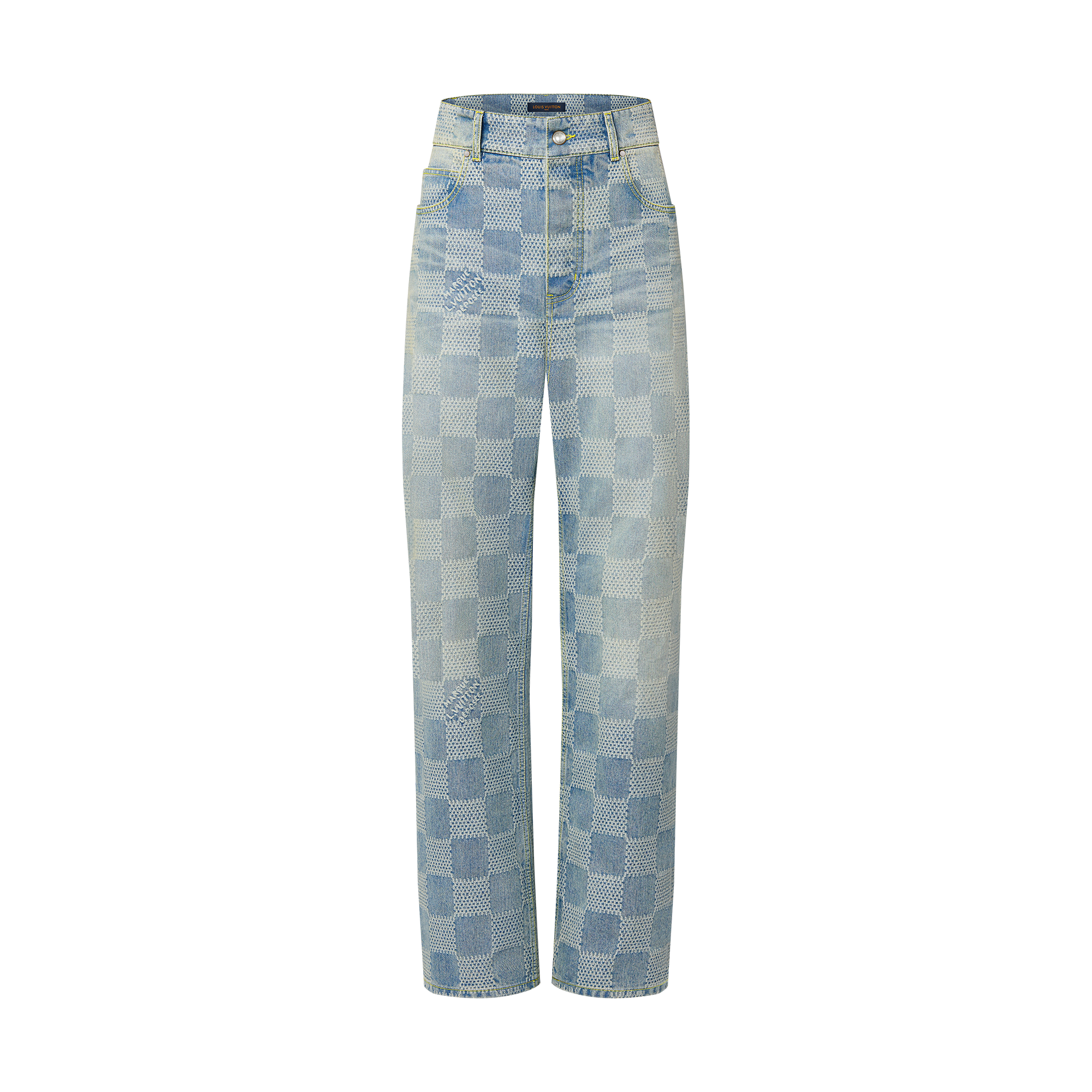 Damier Denim Skate Pants - Ready-to-Wear 1AFQGQ | LOUIS VUITTON